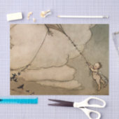 “Away On a Kite” door Arthur Rackham Tissuepapier (Craft)