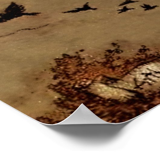 "Away On a Kite" van Arthur Rackham Poster (Hoek)