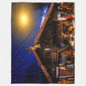 AWAY op EEN MANGER Fleece Deken (Voorkant)