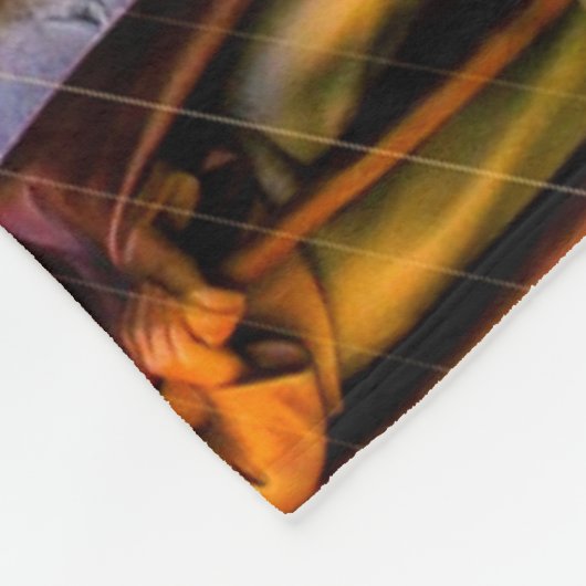 AWAY op EEN MANGER Fleece Deken (Hoek)