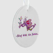 Away With the Fairies Hanging Acrylic Ornament (voorkant)
