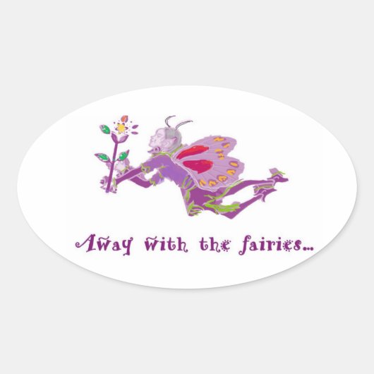 Away With the Fairies Sticker (Voorkant)