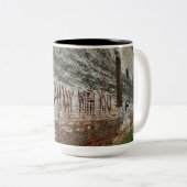 Away with You Tweekleurige Koffiemok (Voorkant rechts)