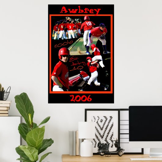 Awbrey Freshman Baseball Poster (Thuiskantoor)
