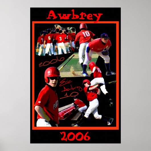 Awbrey Freshman Baseball Poster (Voorkant)