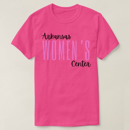 AWC ZwartLicht Roze Gestapeld TShirt (Design voorkant)