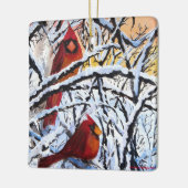 AWCC Alaskan Frozen Cardinals Holiday Ornament (Links)