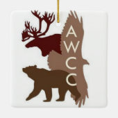 AWCC Alaskan Frozen Cardinals Holiday Ornament (Achterkant)