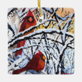 AWCC Alaskan Frozen Cardinals Holiday Ornament (Voorkant)