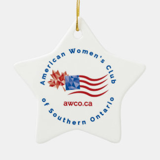 AWCO-kerstster Keramisch Ornament