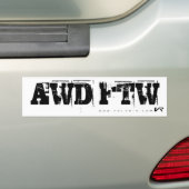 AWD FTW BUMPERSTICKER (Op auto)