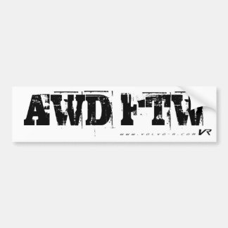 AWD FTW BUMPERSTICKER
