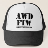AWD - FTW Trucker Hat van BoostGear.com Trucker Pet (Voorkant)