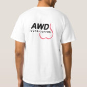AWD houdt krommen Roze Shirt (Achterkant)