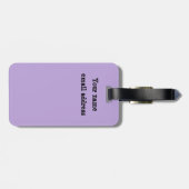 Awe en Wandering aanpasbaar bagagelabel (Achterkant horizontaal)