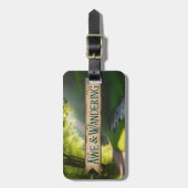 Awe en Wandering aanpasbaar bagagelabel (Voorkant verticaal)
