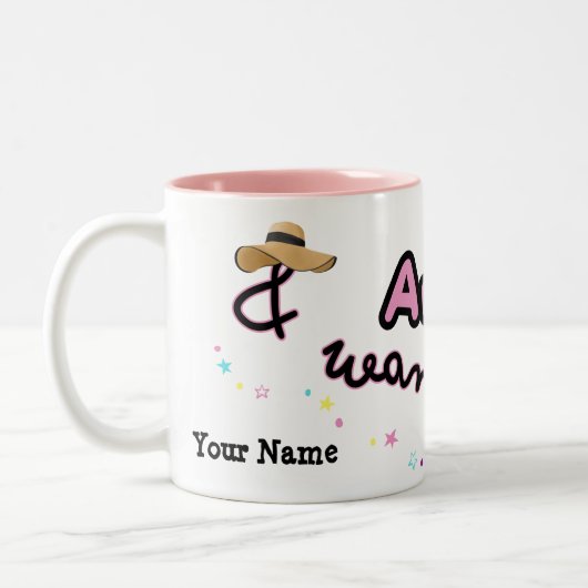 Awe en Wandering aanpasbare koffie mok (Links)
