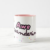 Awe en Wandering aanpasbare koffie mok (Center)
