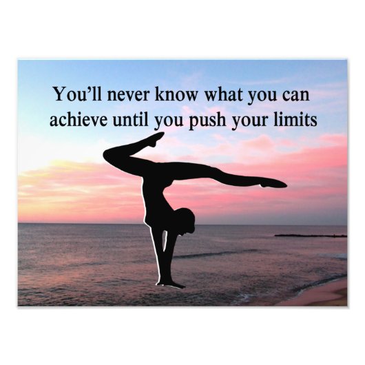 AWE INSPIREREN GYMNAST FOTO AFDRUK (Voorkant)