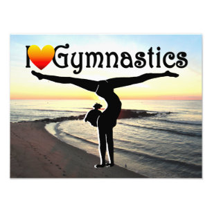AWE INSPIREREN GYMNASTICS ONTWERP FOTO AFDRUK