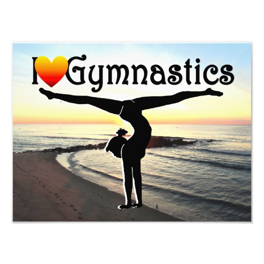 AWE INSPIREREN GYMNASTICS ONTWERP FOTO AFDRUK (Voorkant)