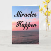 AWE INSPIREREN MIRACLES HAPPELEN SUNRISE FOTO KAART (Gele Bloem)