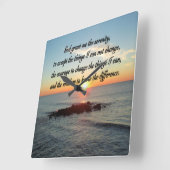 AWE INSPIREREN SERENITY PRAYER ONTWERP VIERKANTE KLOK (Hoek)