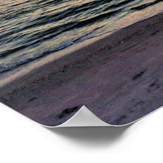 Awe-Inspirerende Isaiah 40:31 Sunrise Over de ocea Poster (Hoek)