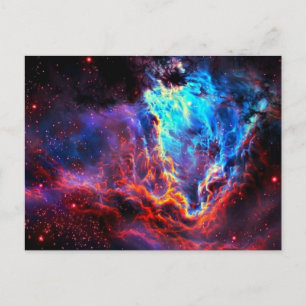 Awe-Inspirerende kleurcomposietster Star-bol Briefkaart