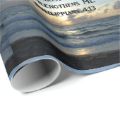 AWE-INSPIRING PHILIPPIANS 4:13 GROENE SCRIPTUUR CADEAUPAPIER (Rol Hoek)