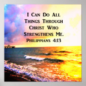 AWE-INSPIRING PHILIPPIANS 4:13 ORIGINEEL POSTER (Voorkant)