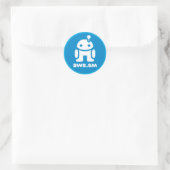 awe.sm-o Sticker (Blauw) (Tas)