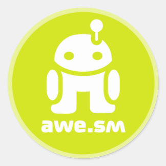 awe.sm-o Sticker (Groen)