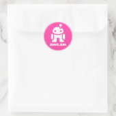 awe.sm-o Sticker (Roze) (Tas)