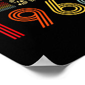 Awesome 60 Birthday Decorations Men 60yr 1966 60th Poster (Hoek)