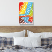 Awesome abstract art by RRW 2026 Canvas Afdruk (Insitu (Slaapkamer))