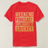 Awesome And Funny Weekend Forecast Hundred Procent T-shirt (Design voorkant)