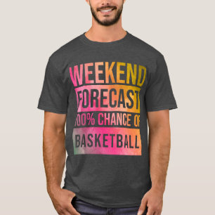 Awesome And Funny Weekend Forecast Hundred Procent T-shirt