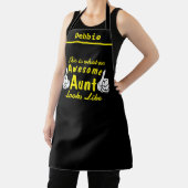 Awesome Aunt Apron - Custom Name Personalized Gift Schort (Insitu)