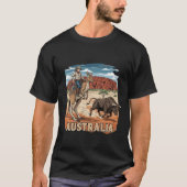Awesome Australia design T-shirt (Voorkant)