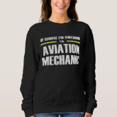 Awesome Aviation Mechanic Trui (Voorkant)