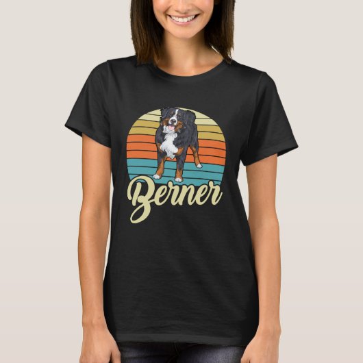 Awesome Berner Vintage Retro T-shirt (Voorkant)