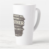 Awesome Brother Looks Like – Funny Quote Design Latte Mok (Rechterhoek)