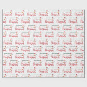 Awesome Caregiver Christmas Wrapping Paper Cadeaupapier (Vlak)