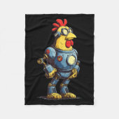 Awesome Chicken Robot For Future Animals Lovers  Fleece Deken (Voorkant)