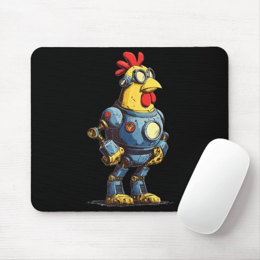 Awesome Chicken Robot For Future Animals Lovers Muismat (Met muis)