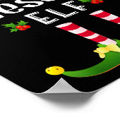 Awesome Christmas Elf Matching Pajama X-mas Party Poster (Hoek)