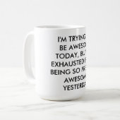 AWESOME COFFEE MUG! KOFFIEMOK (Voorkant links)