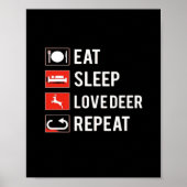 Awesome Deer Lover Creative Modern Design  Poster (Voorkant)