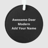 Awesome Deer Lover Creative ModernAcrylic Ornament (achterkant)